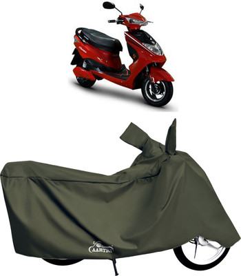 DROHAR Waterproof Two Wheeler Cover for Okinawa(Ridge, Green)