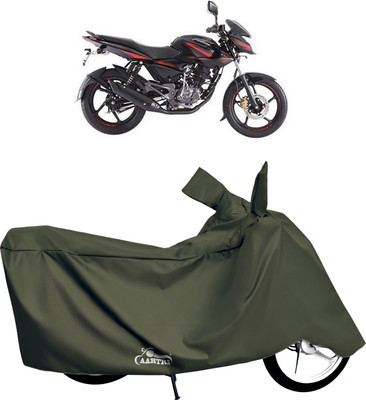 XAFO Waterproof Two Wheeler Cover for Bajaj(Pulsar, Green)