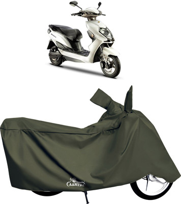 XAFO Waterproof Two Wheeler Cover for Evolet(Derby, Green)