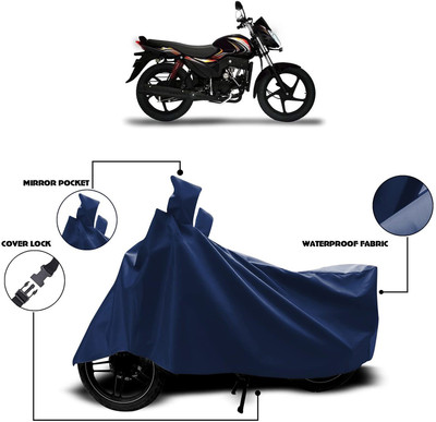 KEDIT Two Wheeler Cover for Mahindra(Pantero, Blue)