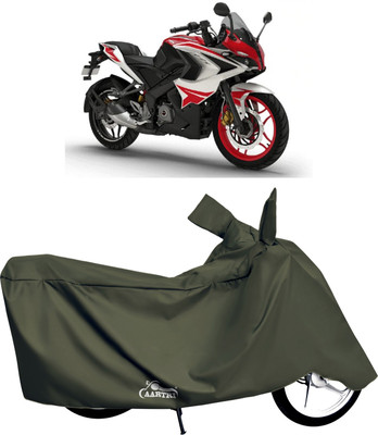 XAFO Waterproof Two Wheeler Cover for Bajaj(Pulsar, Green)