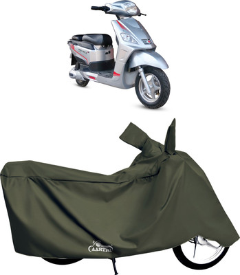 XAFO Waterproof Two Wheeler Cover for Hero(Electric, Green)