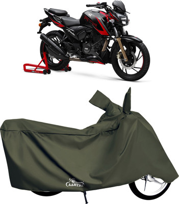 DROHAR Waterproof Two Wheeler Cover for TVS(Apache, Green)