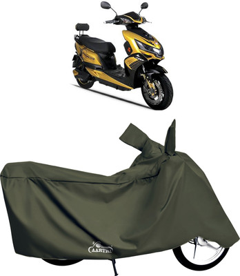 XAFO Waterproof Two Wheeler Cover for Okinawa(Praise, Green)