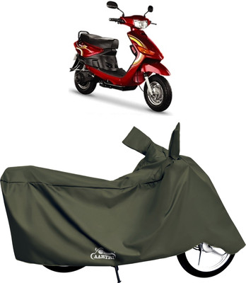 DROHAR Waterproof Two Wheeler Cover for Indus(Yo, Green)