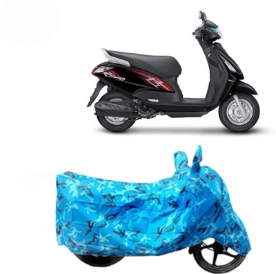 Exciting collections Two Wheeler Cover for Suzuki(Swish, Blue)