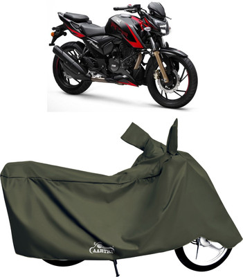 DROHAR Waterproof Two Wheeler Cover for TVS(Apache, Green)