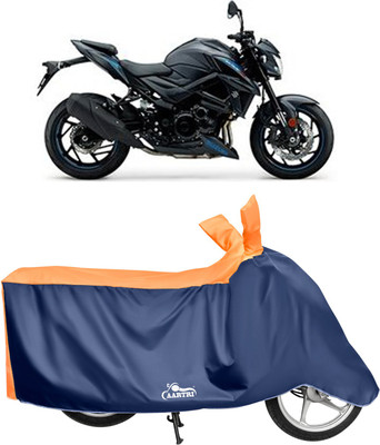 XAFO Waterproof Two Wheeler Cover for Suzuki(GSX, Orange)