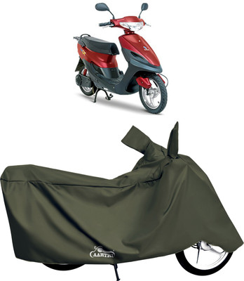 DROHAR Waterproof Two Wheeler Cover for Indus(Yo, Green)