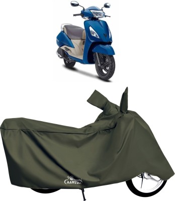 VITSOA Waterproof Two Wheeler Cover for TVS(Jupiter, Green)