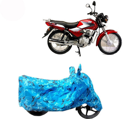 Exciting collections Two Wheeler Cover for TVS(Star, Blue)