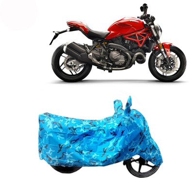 Exciting collections Two Wheeler Cover for Ducati(Monster 821, Blue)