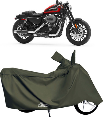 XAFO Waterproof Two Wheeler Cover for Harley Davidson(Roadster, Green)