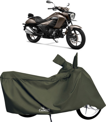 DROHAR Waterproof Two Wheeler Cover for Suzuki(Intruder, Green)