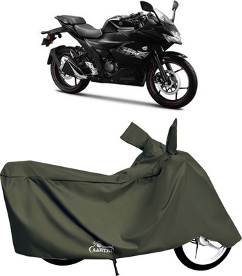 XAFO Waterproof Two Wheeler Cover for Suzuki(Gixxer, Green)