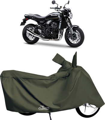 XAFO Waterproof Two Wheeler Cover for Kawasaki(Z900, Green)