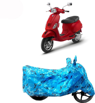 Exciting collections Two Wheeler Cover for Vespa(Vespa SXL, Blue)