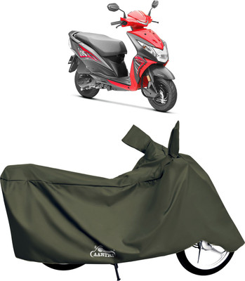 DROHAR Waterproof Two Wheeler Cover for Honda(Dio, Green)
