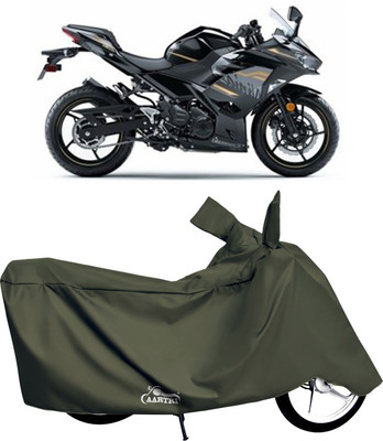 XAFO Waterproof Two Wheeler Cover for Kawasaki(Ninja, Green)