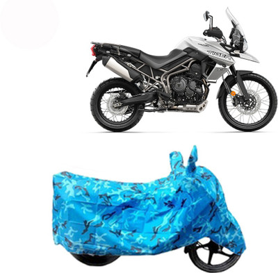 Exciting collections Two Wheeler Cover for Triumph(Tiger 800 XCA, Blue)