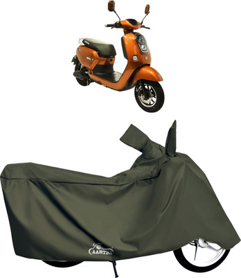 DROHAR Waterproof Two Wheeler Cover for Okinawa(Lite, Green)
