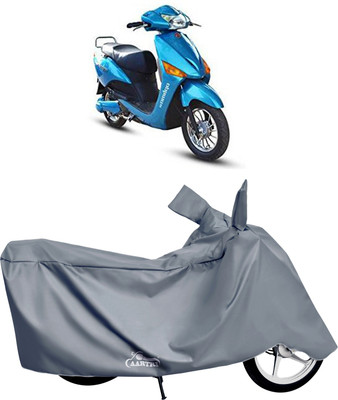DROHAR Waterproof Two Wheeler Cover for Hero(Electric, Grey)