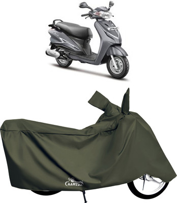 DROHAR Waterproof Two Wheeler Cover for Hero(Duet, Green)