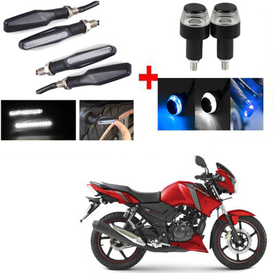 RWT Side LED Indicator Light for TVS Apache RTR 160(White, Blue)