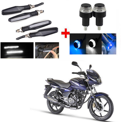 RWT Side LED Indicator Light for Bajaj Pulsar 150(White, Blue)