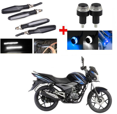 RWT Side LED Indicator Light for Bajaj Discover 125 DTS-i(White, Blue)
