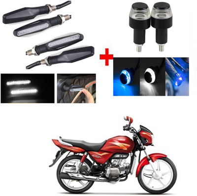 RWT Side LED Indicator Light for Hero Splendor Pro(White, Blue)