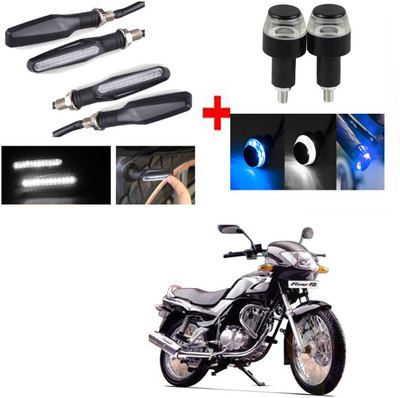 RWT Side LED Indicator Light for TVS Fiero F2(White, Blue)