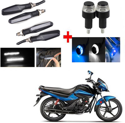 RWT Side LED Indicator Light for Hero Splender iSMART(White, Blue)