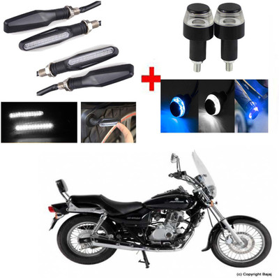 RWT Side LED Indicator Light for Bajaj Avenger 220 DTS-i(White, Blue)