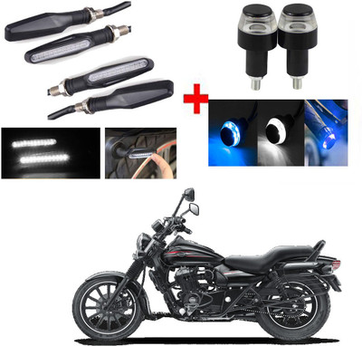 RWT Side LED Indicator Light for Bajaj Avenger 200(White, Blue)