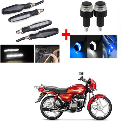 RWT Side LED Indicator Light for Hero Splendor Plus(White, Blue)