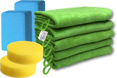 MAX Microfiber Vehicle Washing  Cloth(Pack Of 5, 350 GSM)