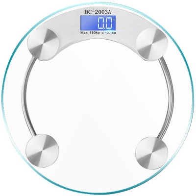 Qozent Human Body Weight Machine- weight scale machine 179/UQAA Weighing Scale(Transparent)