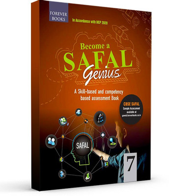 Forever Books Become a Safal Genius General Aptitude & Reasoning Book Based on Skill And Competency Assessment For Class 7(Paperback, CA Dr Rajeev Gupta)