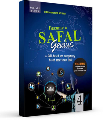 Forever Books Become a Safal Genius General Aptitude & Reasoning Book Based on Skill And Competency Assessment For Class 4(Paperback, CA Dr Rajeev Gupta)