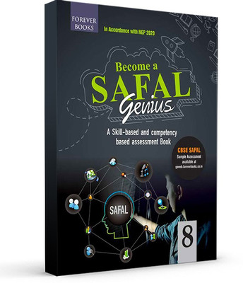 Forever Books Become a Safal Genius General Aptitude & Reasoning Book Based on Skill And Competency Assessment For Class 8(Paperback, CA Dr Rajeev Gupta)