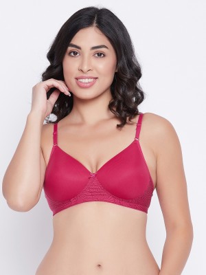 Clovia Women T-Shirt Lightly Padded Bra(Pink)