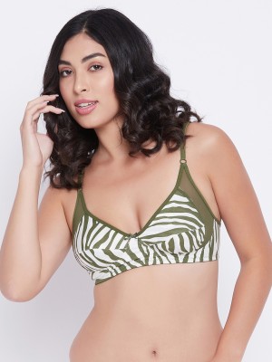 Clovia Women T-Shirt Non Padded Bra(Green)