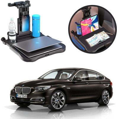 Oshotto Car Back Seat food Tray Table For BMW 5GT Cup Holder Tray Table