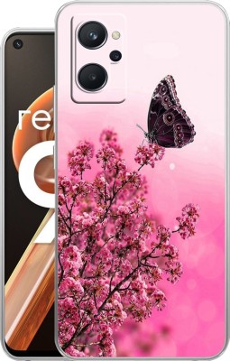 Selfless Back Cover for Oppo Realme 9i(Pink, Silicon, Pack of: 1)