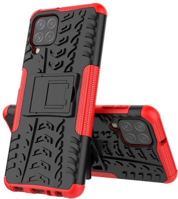 MOBIRUSH Back Cover for Samsung Galaxy A22 4G/M32(Red, Rugged Armor, Pack of: 1)