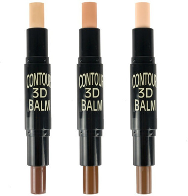 LILLYAMOR PROFESSIONAL CONTOUR 3D BALM HIGHLIGHT & CONTOUR STICK CONCEALER Concealer(MULTICOLORED, 24 g)