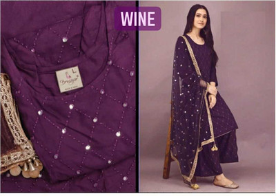 jenswi Women Kurta Pant Dupatta Set