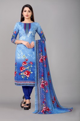 Lavsan Silk Blend Printed Kurta & Palazzo Material