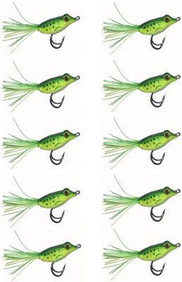 GALLAXY Hard Bait Sponge Fishing Lure(Pack of 10, Size 10)